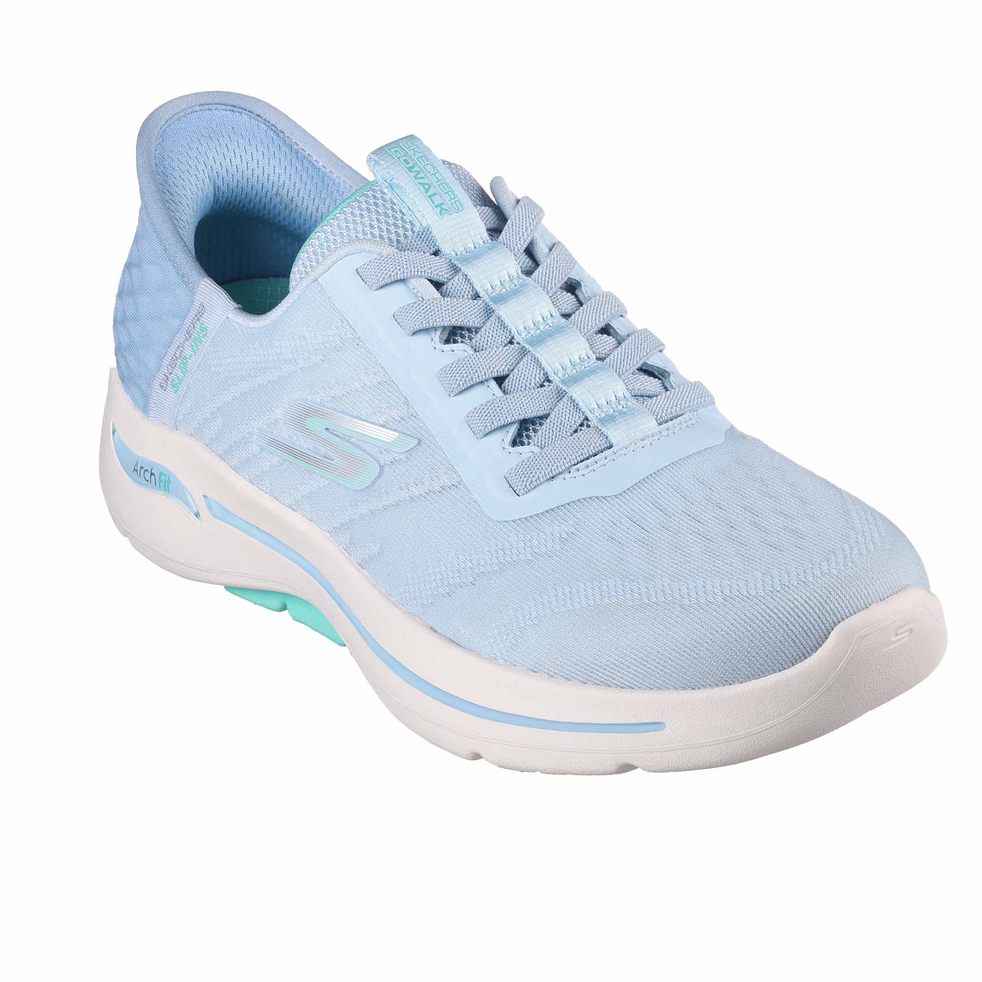Skechers Womens Go Walk Arch Fit Slip In Walking Shoes
