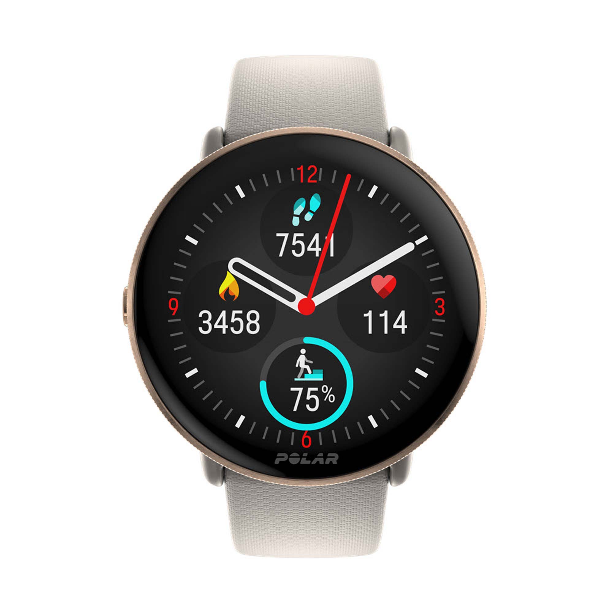 Polar Ignite 3 Watch Greige/Gold One Size
