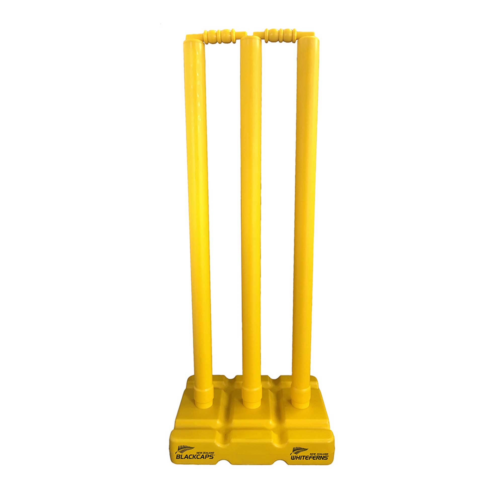 NZC Plastic Cricket Stumps Yellow