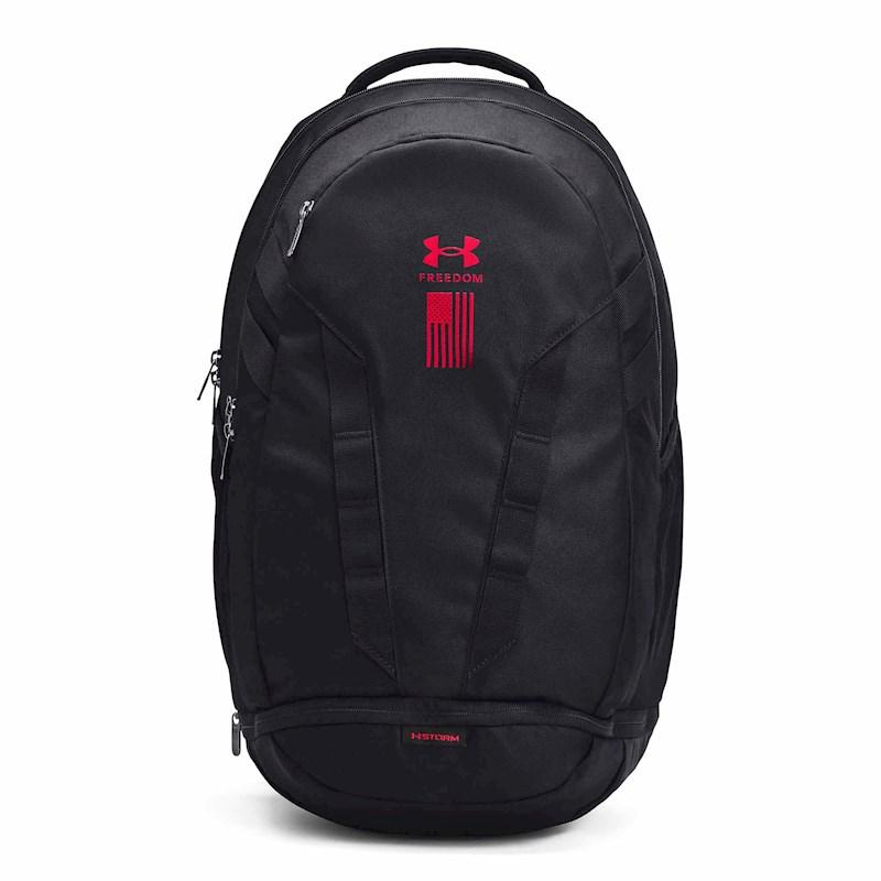 Black and red under armour backpack online