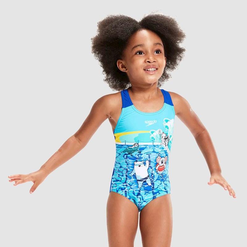 Speedo Toddler Girls Digital Printed Swimsuit | Rebel Sport
