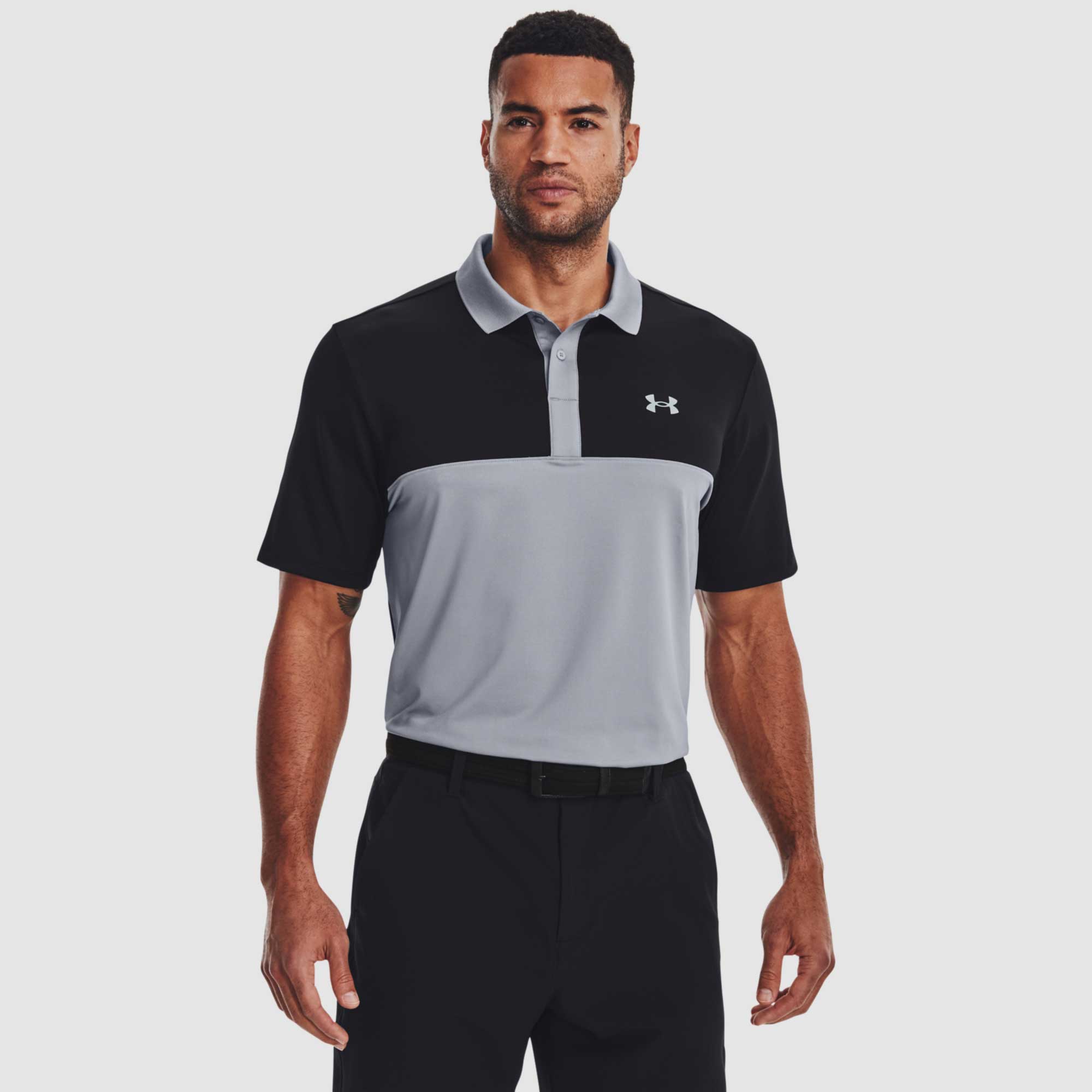 Under Armour Mens Performance 3.0 Blocked Polo