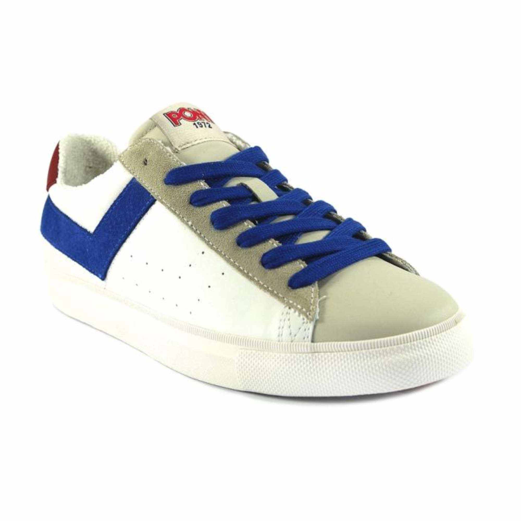 Off White/Royal