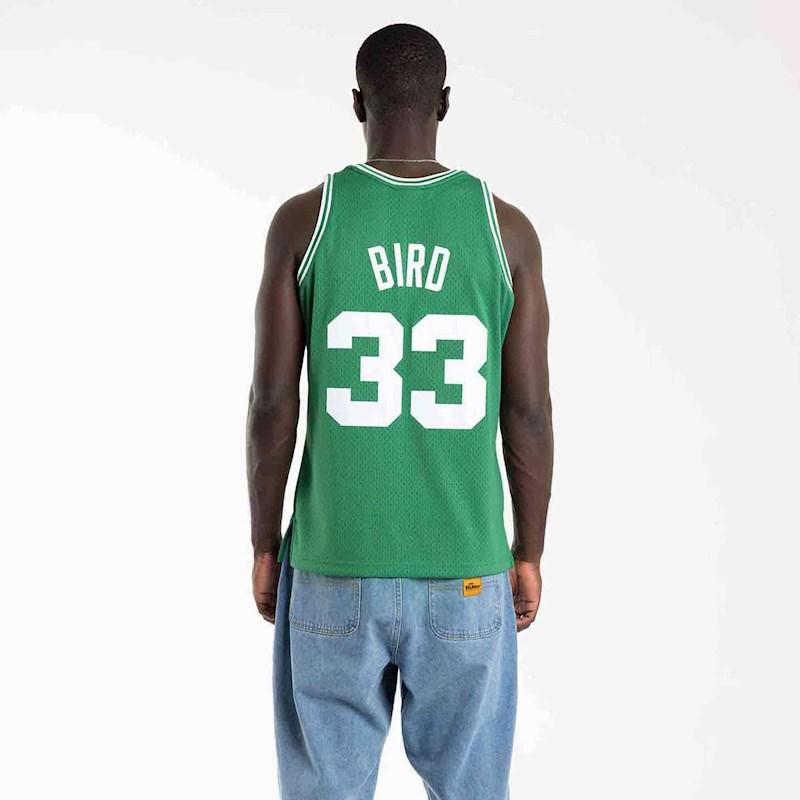 Mitchell & Ness NBA Boston Celtics 85 86 Road Larry Bird Swingman Jersey