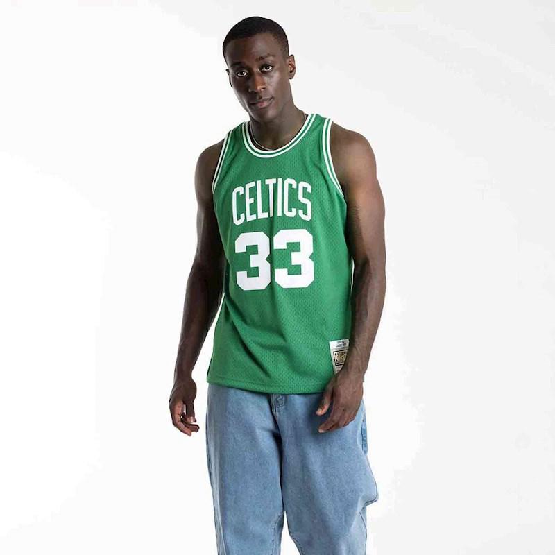 Mitchell & Ness NBA Boston Celtics 85 86 Road Larry Bird Swingman Jersey