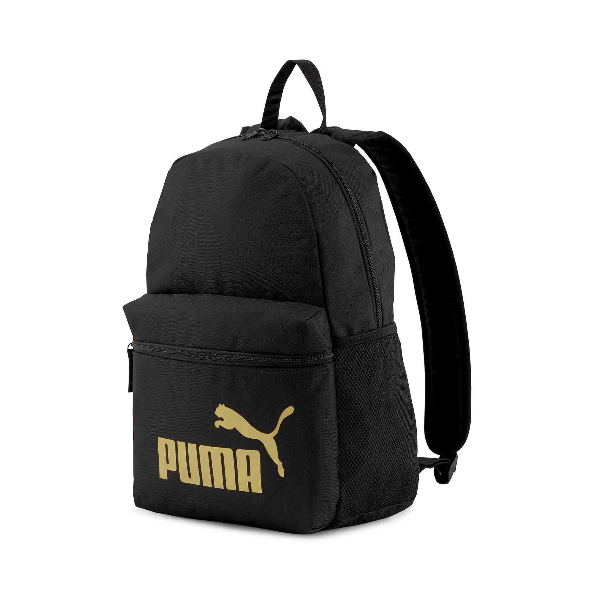 Puma Phase Seasonal Backpack Black/Gold 22L