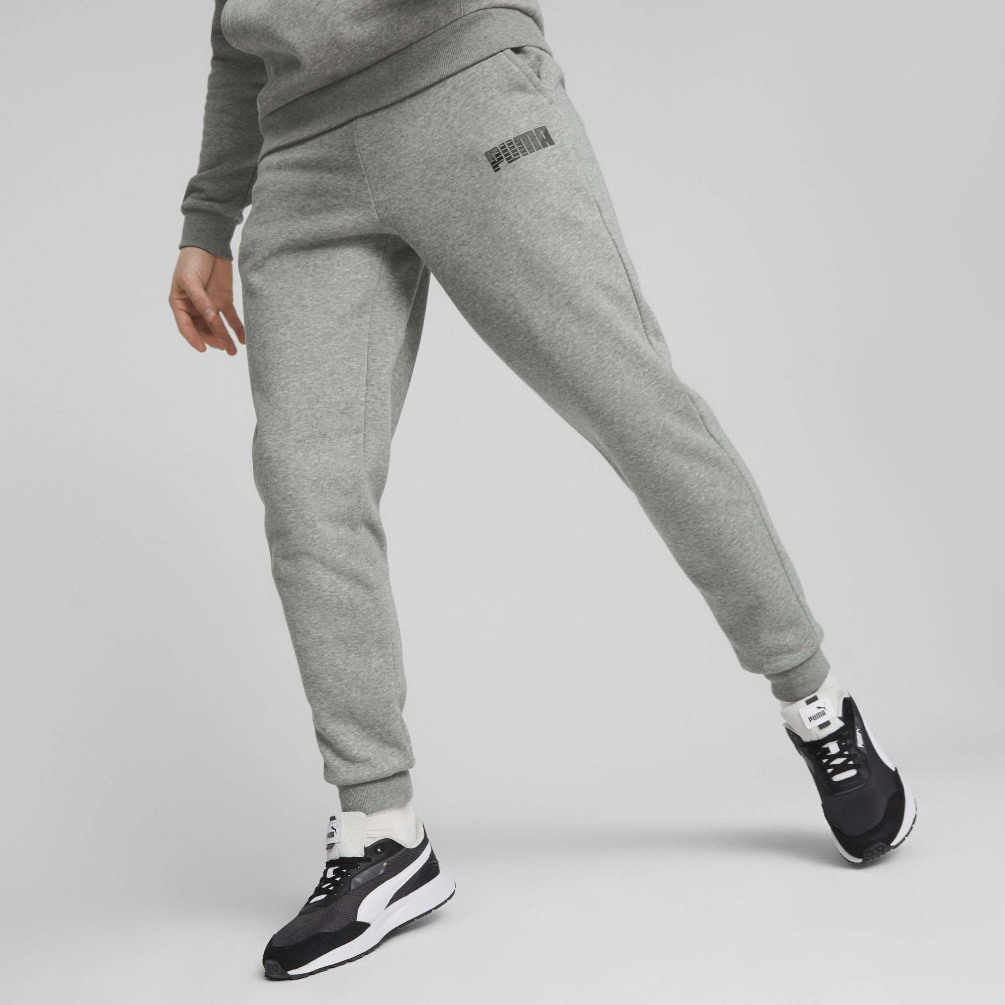 Puma Mens Mass Merch Style Fleece Sweat Pant
