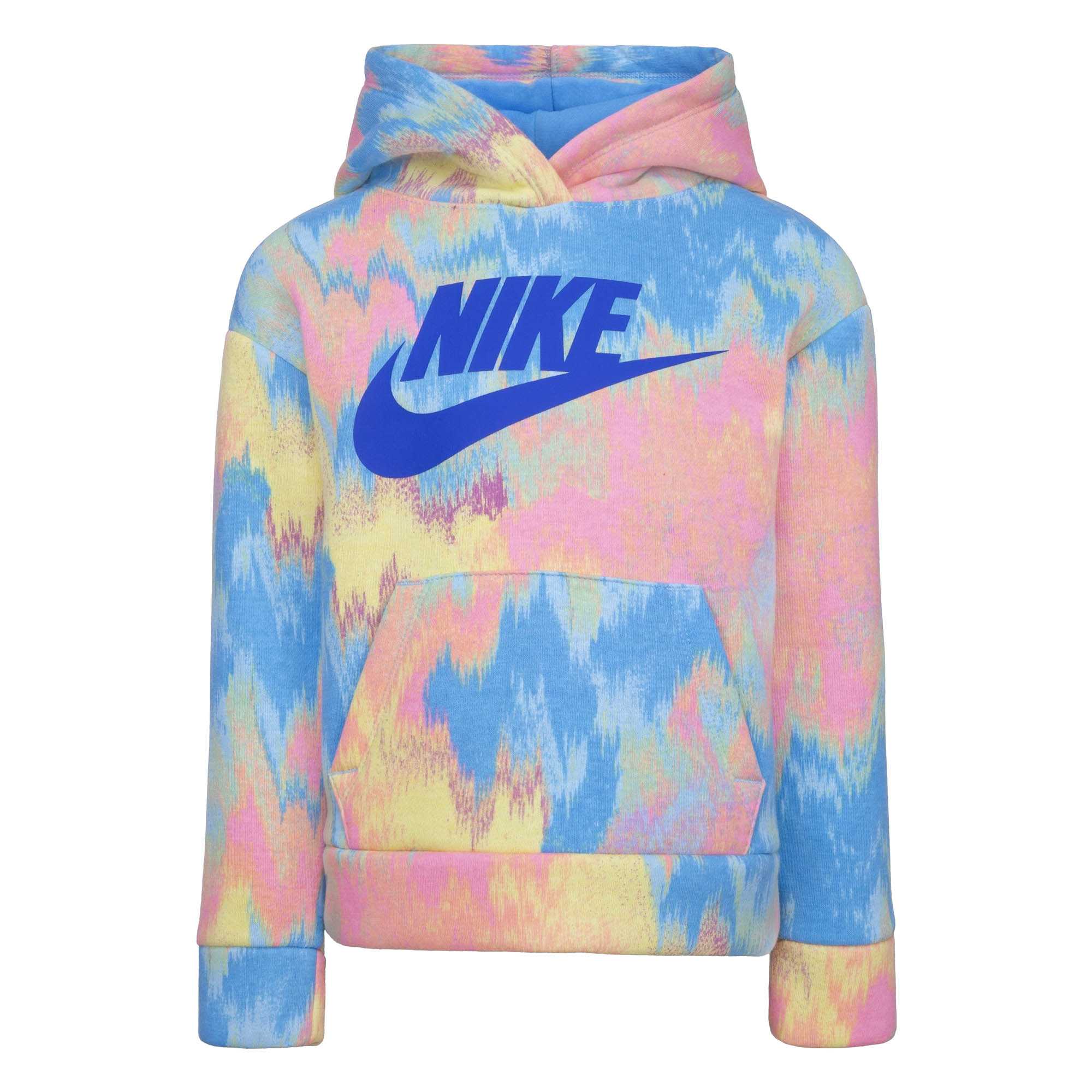 Nike Junior Girls Printed Club Pull Over Hoody Rebel Sport