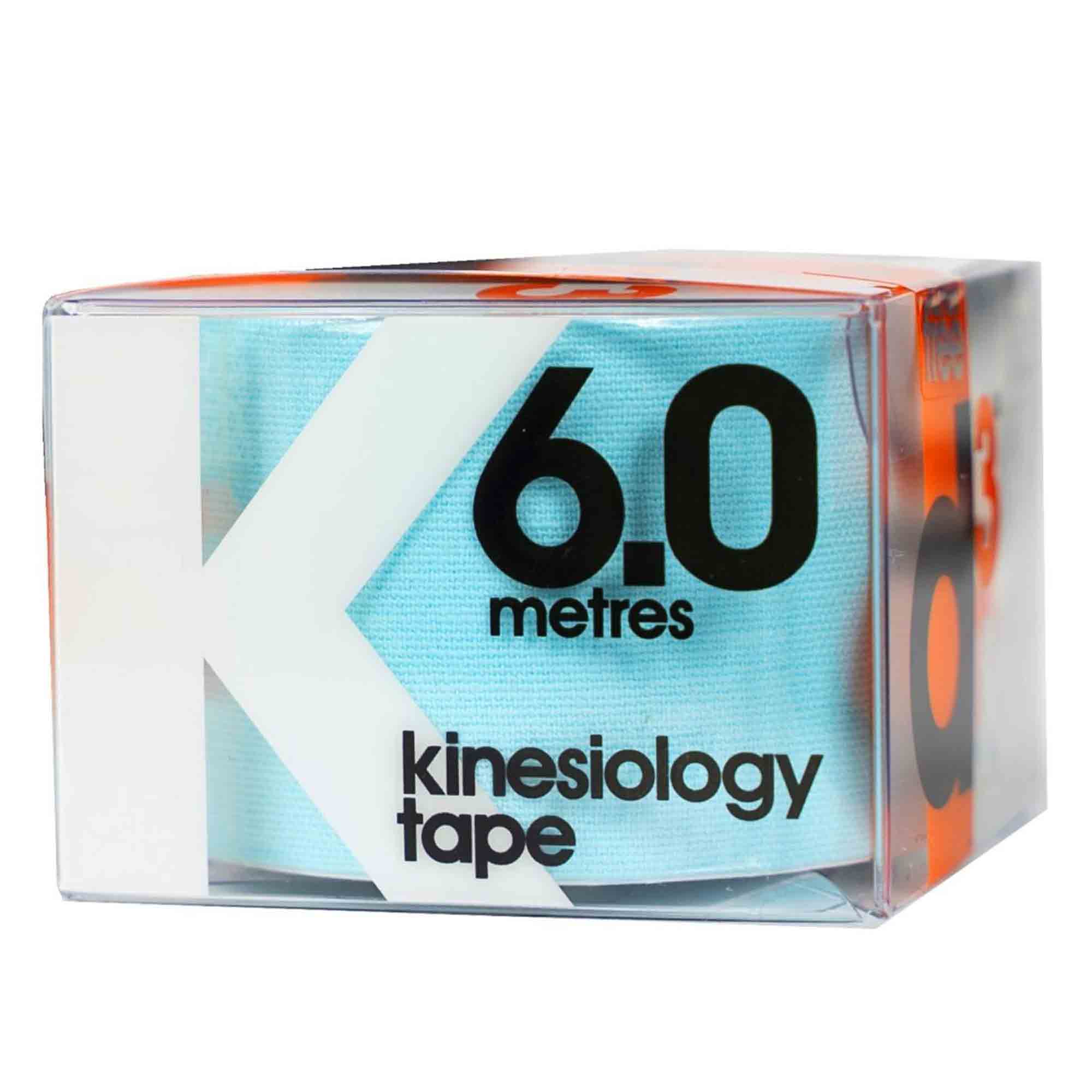 D3 Kinesiology Muscle Tape Single Latex-Free 6M 50mm Ice Blue