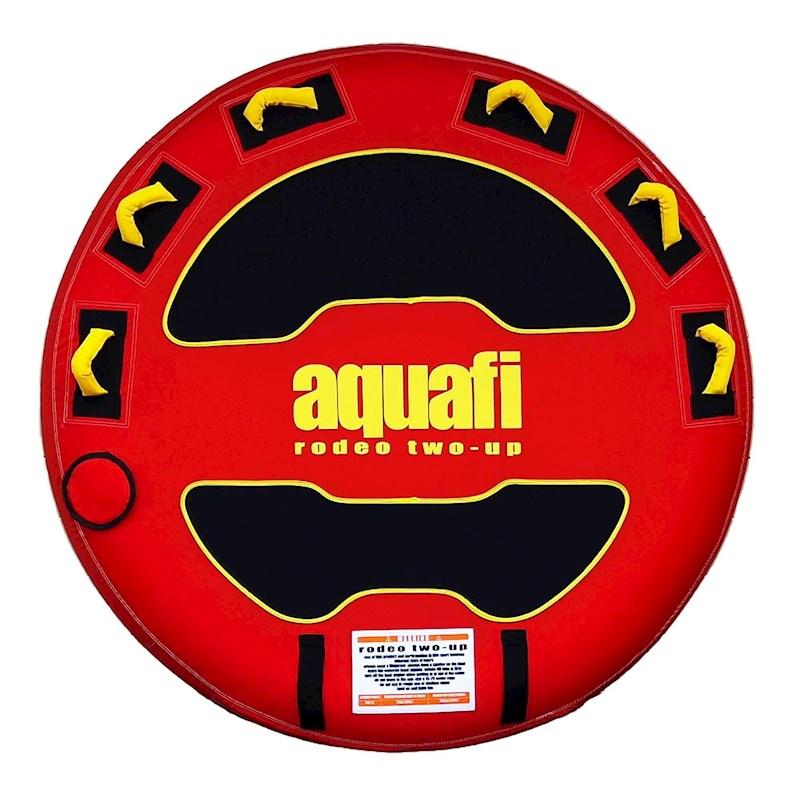 Aquafi Rodeo Two Person Inflatable Towable Biscuit 65 Inch