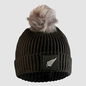 Fern Unisex Faux Fur Pom Pom Beanie