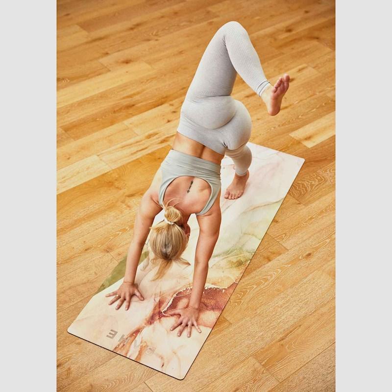 BAHE Supreme Plush Yoga Mat Brown 4mm Rebel Sport