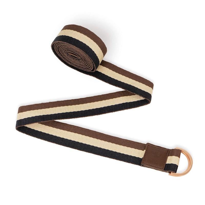 BAHE Yoga Strap Long Navy/Brown