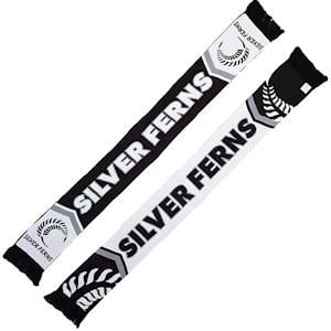 Sekem Silver Ferns Cleave Jaquard Scarf