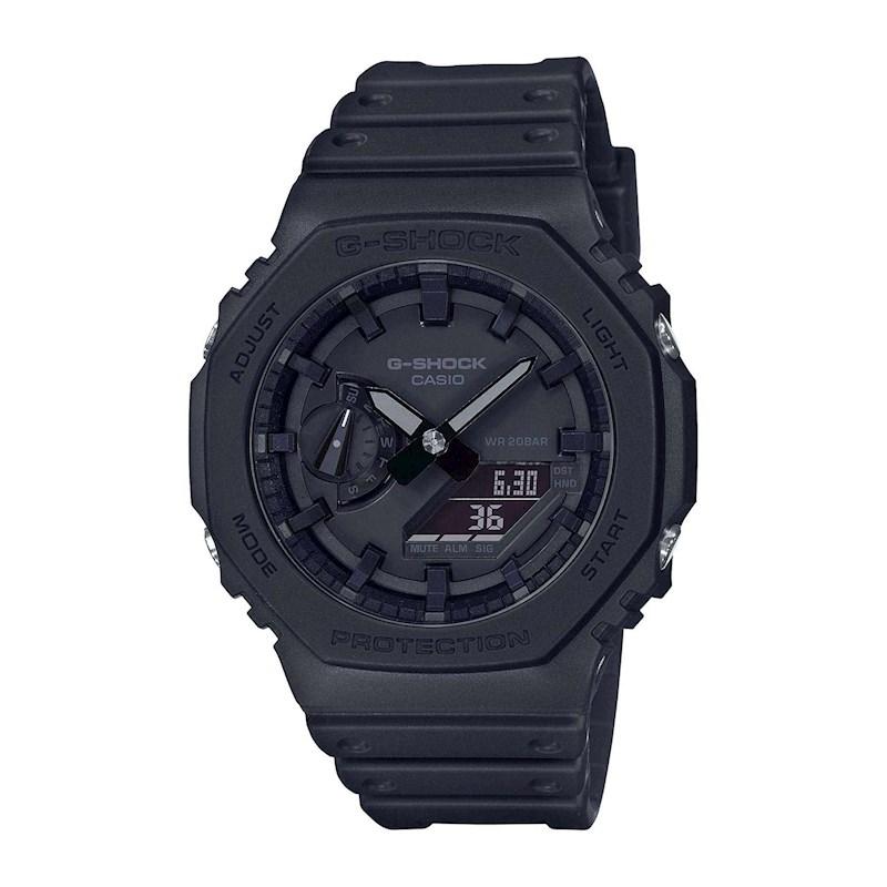Casio G Shock GA2100 1A1 Digital Analogue Watch Black Rebel Sport