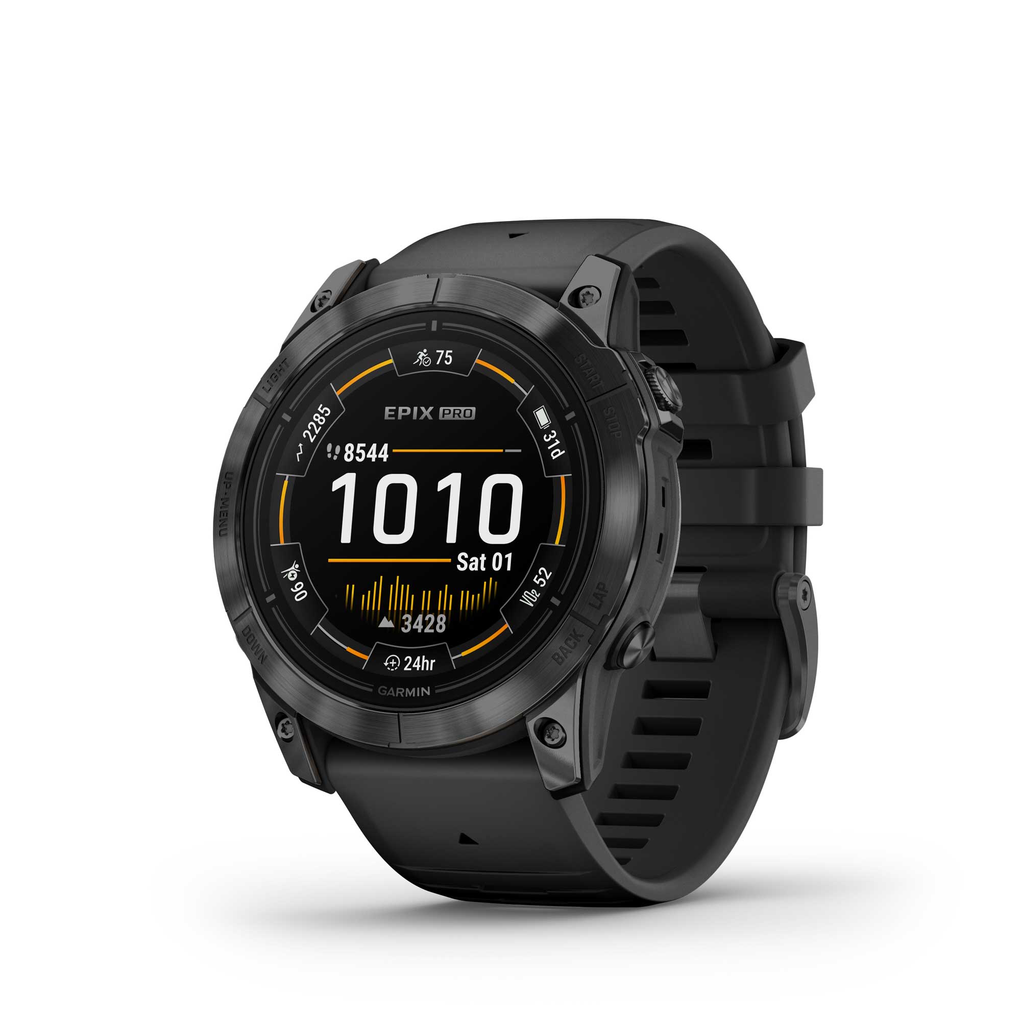 Garmin Epix Pro G2 51 Glass GPS Watch Slate Gray SS Black