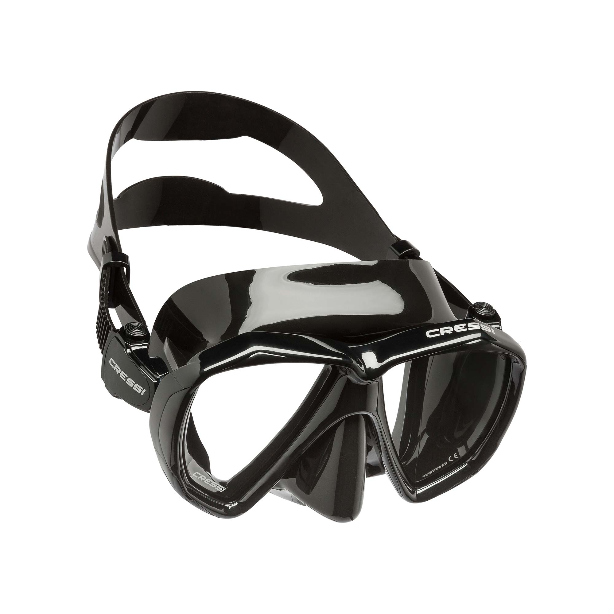 Cressi Ranger/Tao Black Mask & Snorkel Set