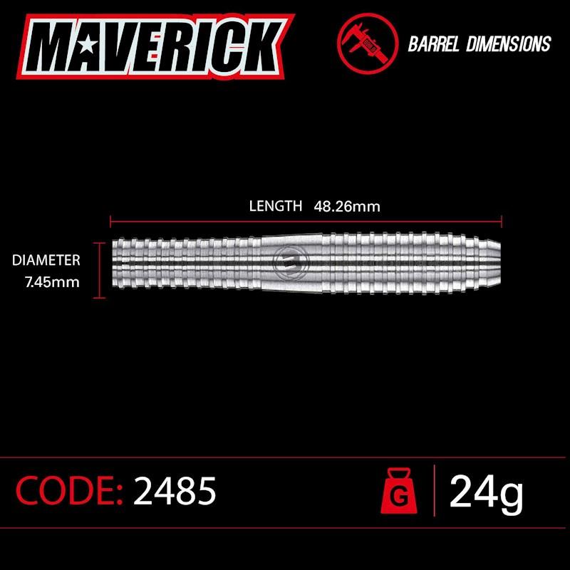 Winmau Maverick 80% Tungsten Dart Set