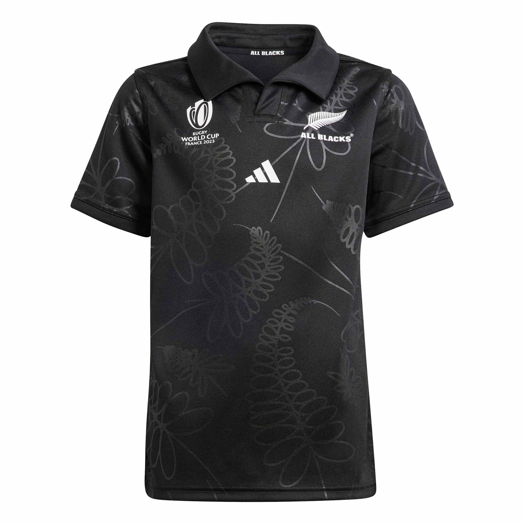 adidas Youth All Blacks Rugby World Cup Home Jersey