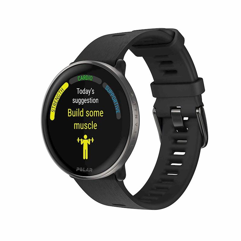 Polar online titanium watch