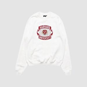 NCAA Womens Yarn Dye Stripe Harvard University Sweat