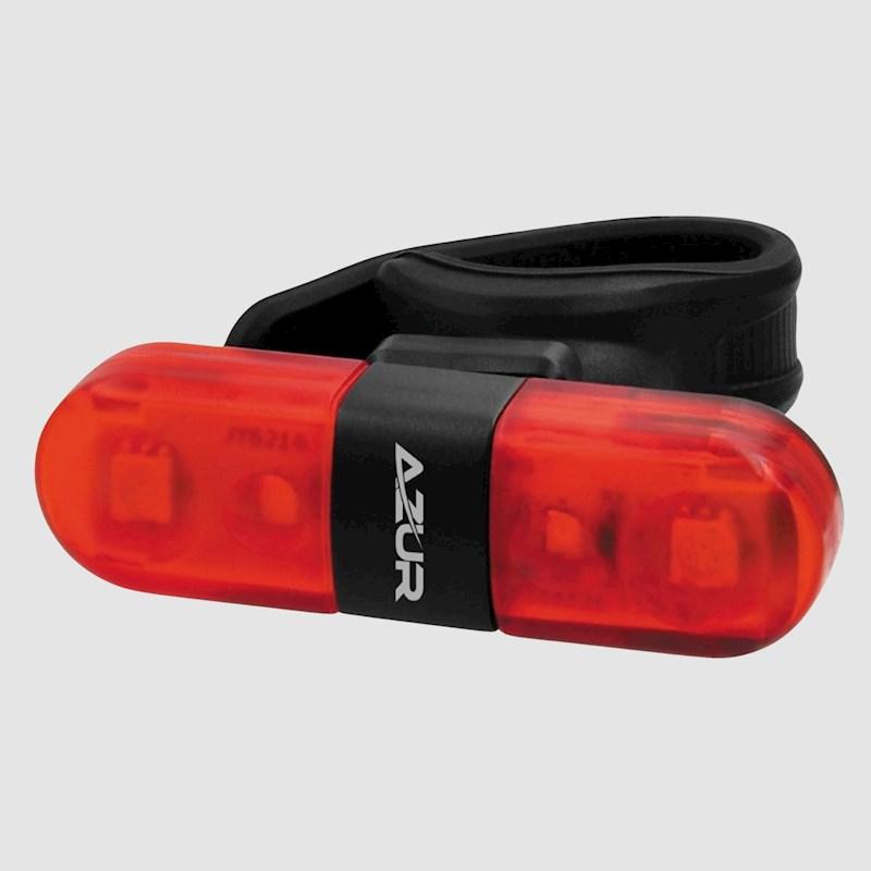 Azur USB Nano 30 Lumens Rear Bike Light Rebel Sport