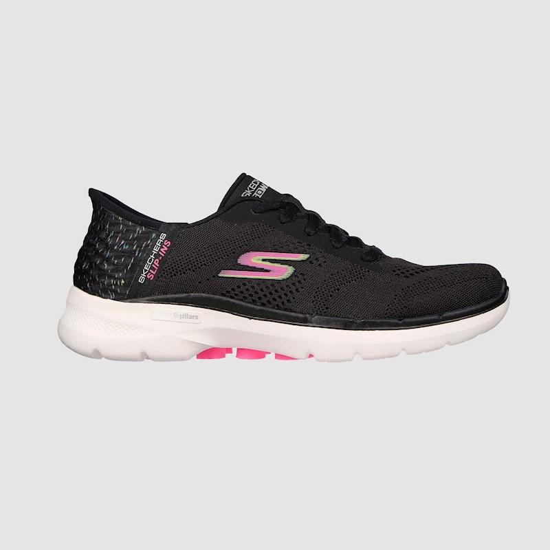 Skechers Womens Go Walk 6 Vivid Idea Walking Shoes | Rebel Sport