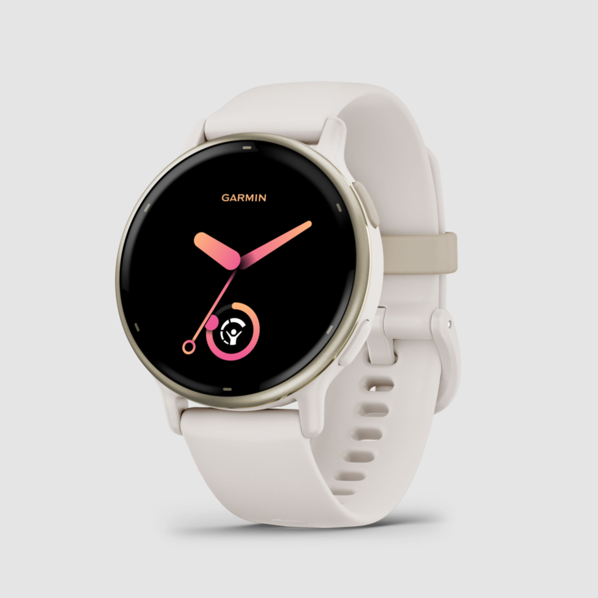 Garmin Vivoactive 5 GPS Watch Ivory/Cream Gold