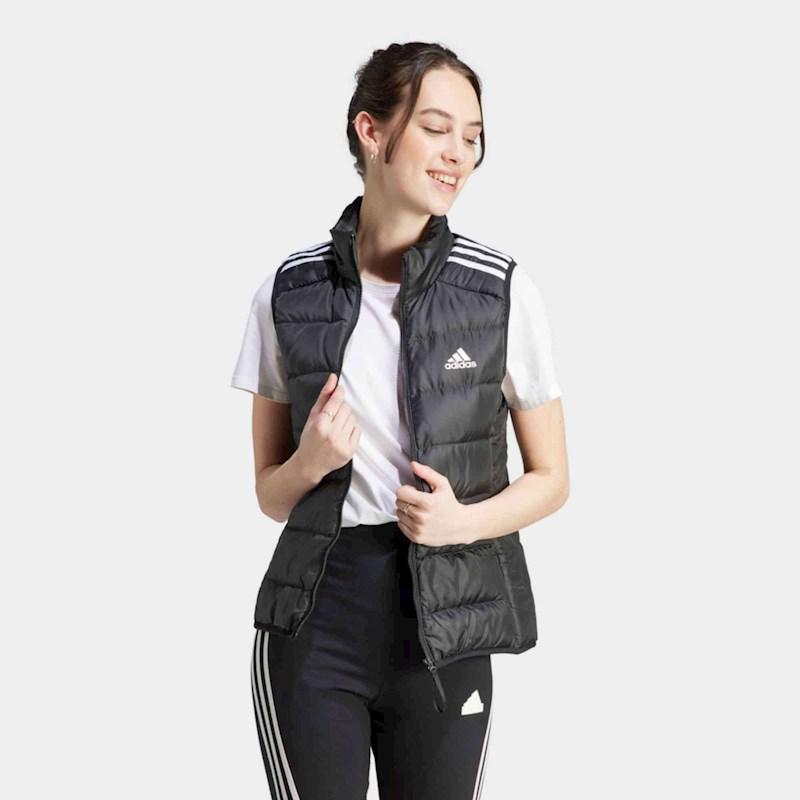 adidas Womens Essential 3 Stripe Light Down Vest Rebel Sport