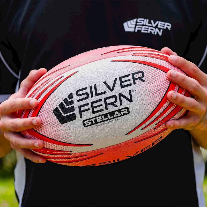 Silver Fern Stellar Rugby Ball Rebel Sport