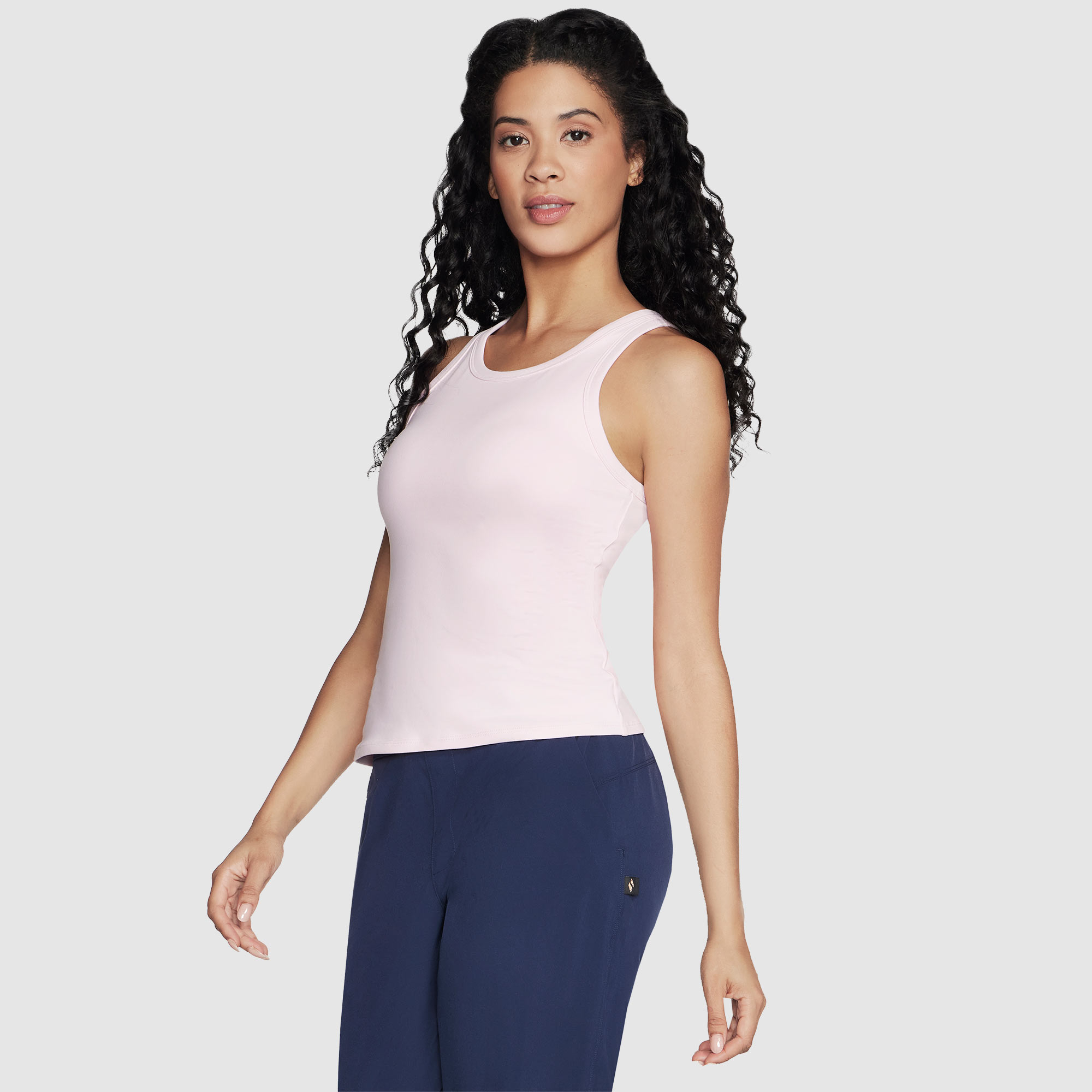 Skechers Womens Go Walk Shelf Crop Padded Tank
