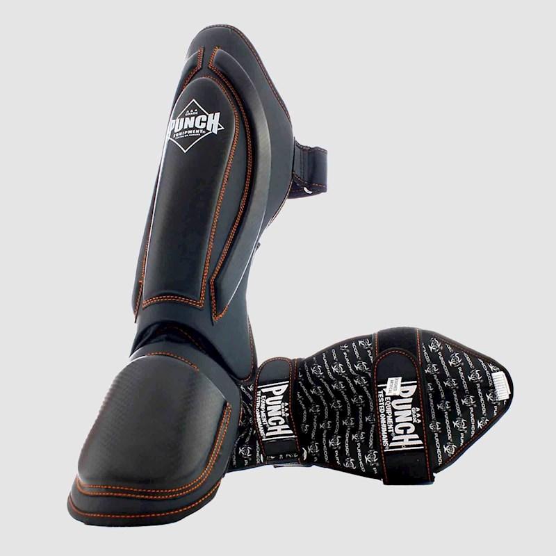 Punch Black Diamond Boxing Shin Pads XL Rebel Sport