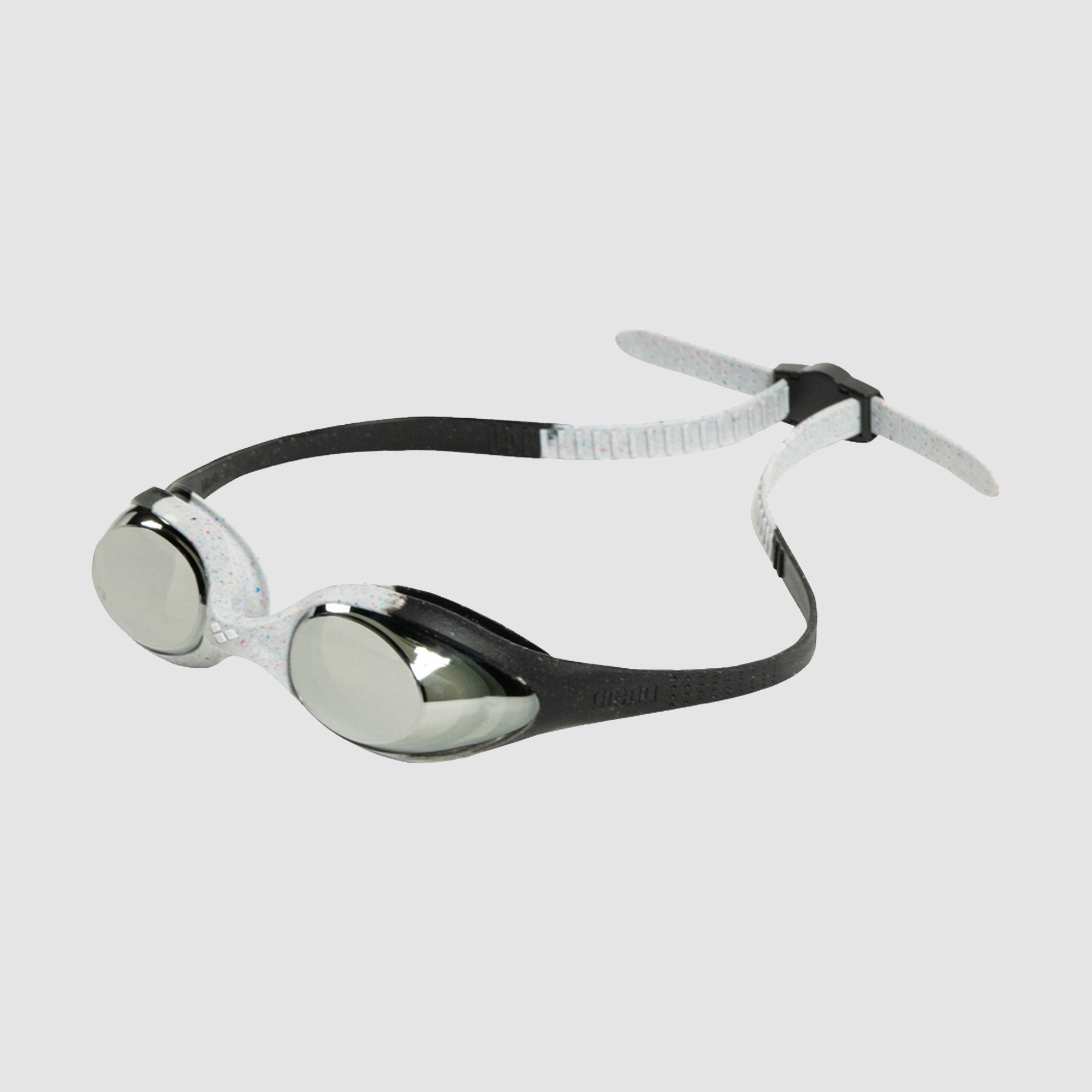 arena Junior Spider Mirror Goggles Slvr/Gry/Blk