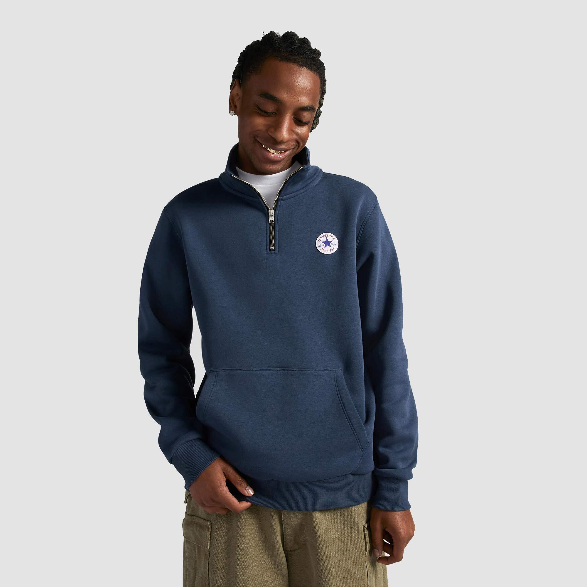 Converse Mens Retro Chuck Quarter Zip BB Crew