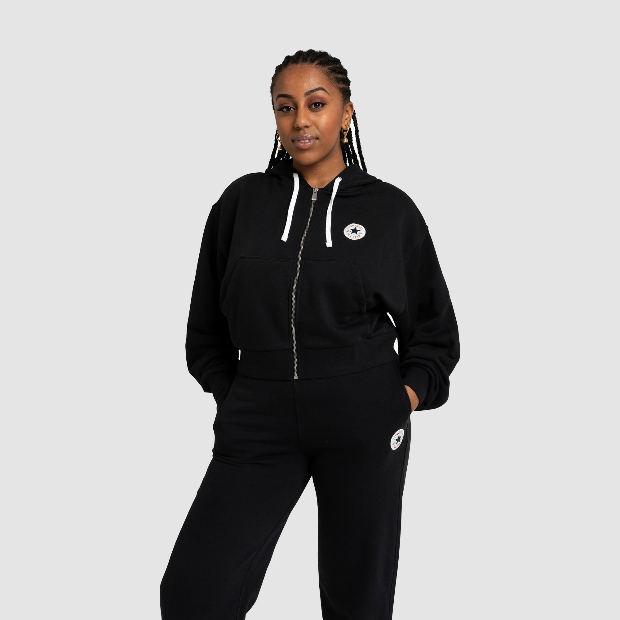 Converse Womens Retro Chuck Full Zip Hoody