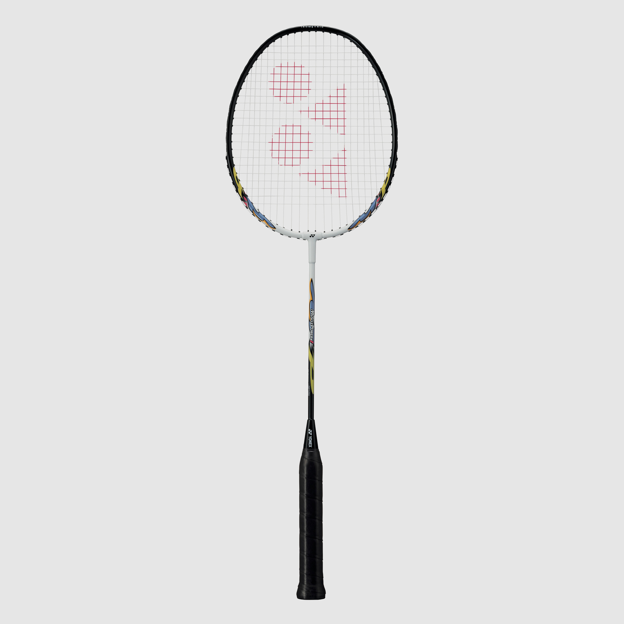Yonex Muscle Power 1 U4 Strung Badminton Racquet White/Black