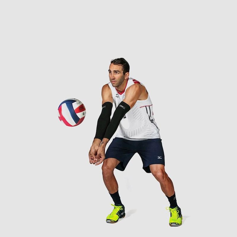Mizuno Mens Volleyball Arm Sleeve Black OSFA Rebel Sport