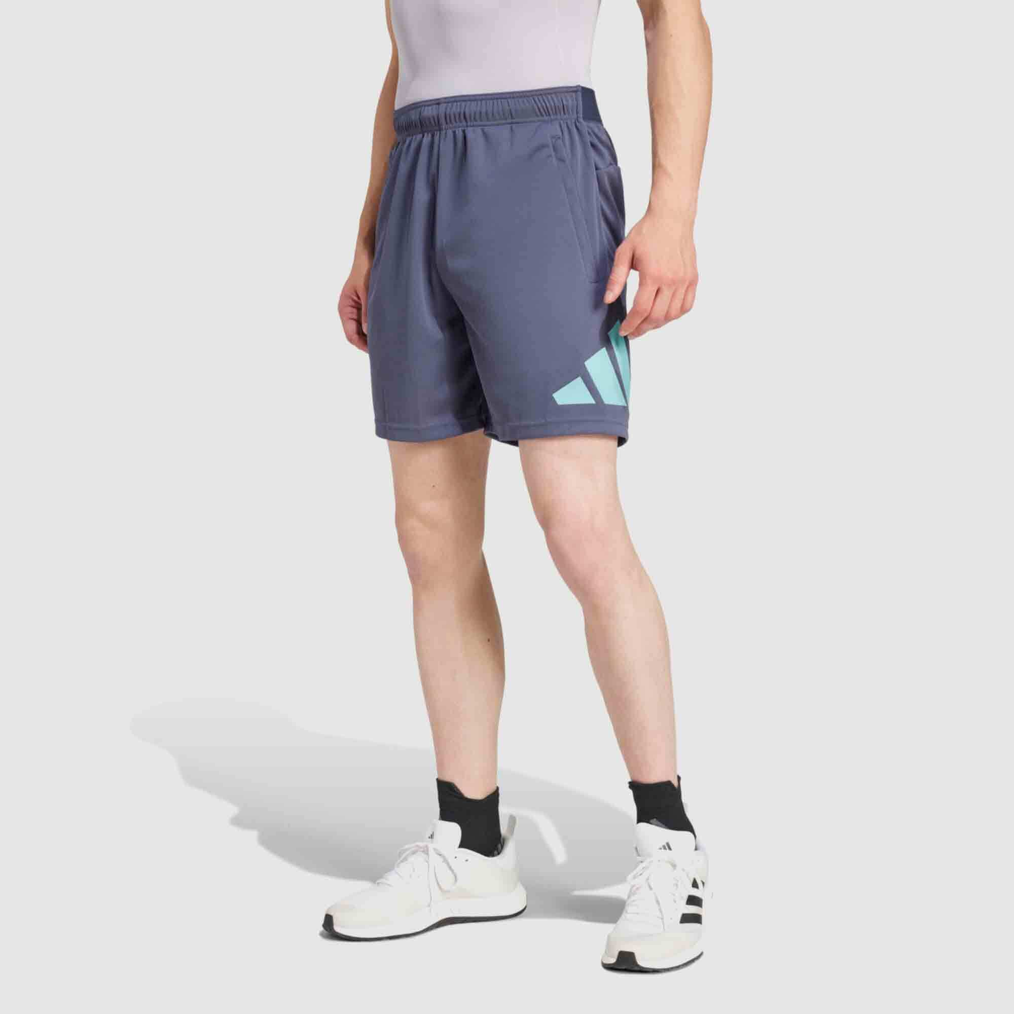 adidas Mens Essentials Logo Training 9 inch Short