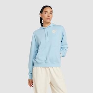 New Balance Womens French Terry Oversized Globe Hoody