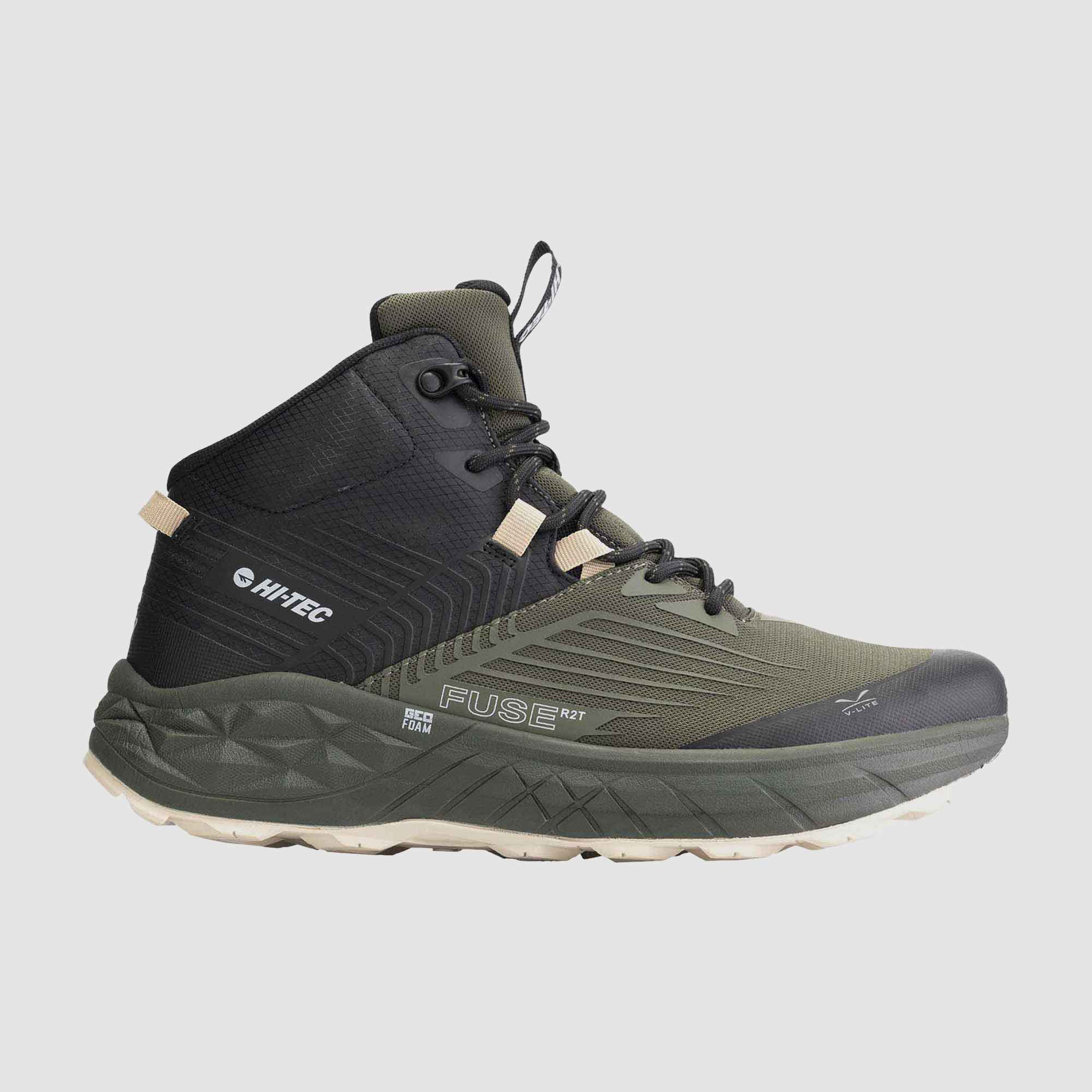 Hi Tec Mens Geo Fuse Mid WP Outdoor Shoes