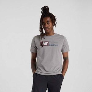 New Balance Mens Sport Essentials Heathertech Graphic Tshirt