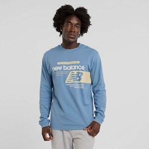 New Balance Mens Athletics Relaxed Player Long Sleeve Top