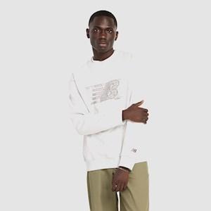 New Balance Mens Athletics French Terry Relaxed Science Sweat