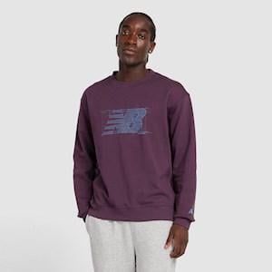 New Balance Mens Athletics French Terry Relaxed Science Sweat