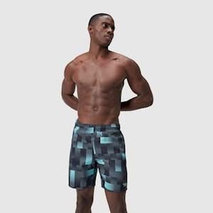 Speedo Mens Eco Xpress Lite Allover 18 Inch Watershort