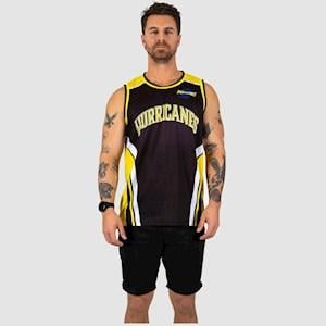 Ashtabula Mens Super Rugby Hurricanes Hoops Basketball Tank