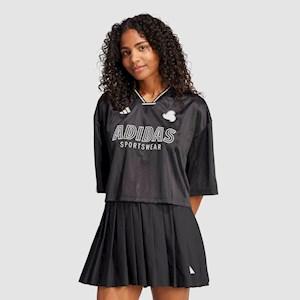 adidas Womens Tiro Cut 3 Stripe Oversized Tshirt