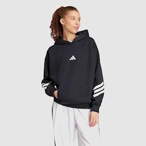 adidas Womens Future Icon 3 Stripe Hoody