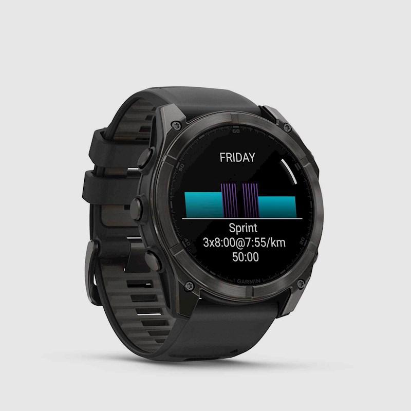 Garmin Fenix 8 AMOLED Sapphire GPS Watch Carbon Grey 51mm Rebel Sport