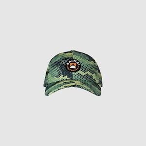 KAiMAi Adult Geo Badge Camo Cap